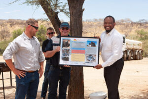 Handover of the Waste Water Treatment plant by the Contractors, Namibia Construction and Aqua Services.